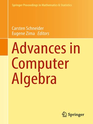 cover image of Advances in Computer Algebra